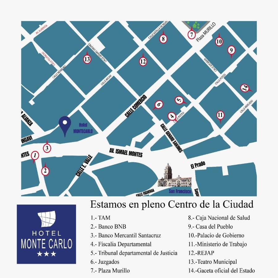 Hotel Monte Carlo ลาปาซ ภายนอก รูปภาพ